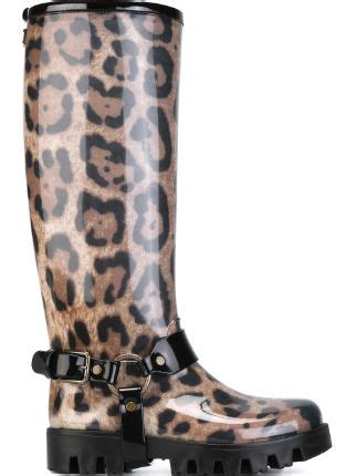 dolce gabbana leopard rain boots|farfetch dolce and gabbana.